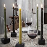 "12" Bamboo Tapers (pair) Celadon" - Candles in green by Jessie Green