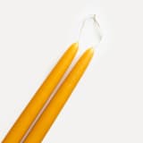 "The 11 Inch Hand-Dipped Taper Candle in Golden Yellow" - Candles in yellow by Millstream Home