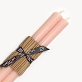 "12" Church Tapers (pair) Blush" - Candles in pink by Jessie Green