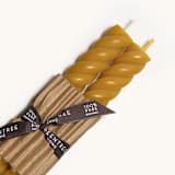 "10" Rope Tapers (pair) Natural" - Candles in natural by Jessie Green