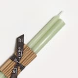 "12" Everyday Tapers (pair) Celadon" - Candles in green by Jessie Green
