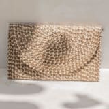 "Rattan Clutch in Amber Ombre" - Bridal Clutches and Purses in brown by Suzanne Seick