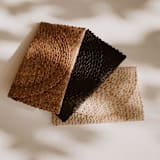 "Rattan Clutch in Black" - Bridal Clutches and Purses in black by Suzanne Seick