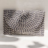 "Rattan Clutch in Black Ombre" - Bridal Clutches and Purses in black by Suzanne Seick