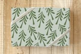 "retro trees" - Wrapping Paper in retro green by Stacy Cooke - Front