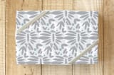 "Sandy Palms " - Wrapping Paper in Cloudy by Makewells - Front