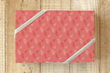 "Tiny Twigs" - Wrapping Paper in Warm Reds by Makewells - Front