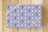 "dottie scottie wrapping paper" - Wrapping Paper in Lilac by Lauren Rogoff - Front