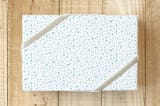 "Merry Mosaics" - Wrapping Paper in Minty Mix by Jan Shepherd - Front