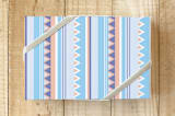 "Jungle" - Wrapping Paper in Blue by Luz Alliati - Front