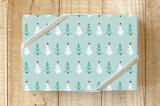 "Oh Xmas Trees" - Wrapping Paper in Mint by Pace Creative Design Studio - Front