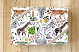 "Wild Animals Sketch" - Wrapping Paper in jungle by Stick and Petal - Front