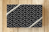 "All Our Love Gift Wrap" - Wrapping Paper in Onyx by Amber Barkley - Front