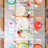 "It's a Party Cake Toppers - Set of 2" - Cake Toppers in multicolor by Jollity and Co