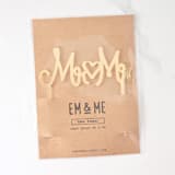 "Mr & Mr Cake Topper, Gold" - Cake Toppers in gold by Em and Me Studio