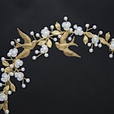 "Love Birds Cake Topper" - Cake Toppers in gold by BE something new