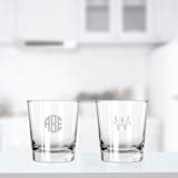 "Custom Engraved High Ball Glass" - Groomsmen Gifts in clear by Papel Custom Design