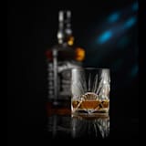 "The Connoisseur's Set - Palm Glass Edition" - Groomsmen Gifts in black by ROCKS Whiskey Chilling Stones