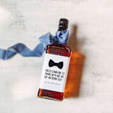 "Best Man Liquor Bottle Label | I Need Someone to Drink with me on my Wedding Day" - Groomsmen Gifts in white by The Pretty Little Mess