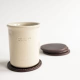"The Leather Coasters in Tobacco" - Groomsmen Gifts in brown by Millstream Home