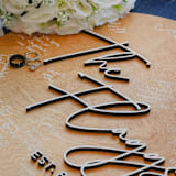 "Custom 24" Wood Wedding Guest Book, Early American Stain with White Painted Letters" - Guest Books in multicolorassorted-colors by Tiffany Emery