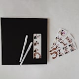 "Black Photo Booth Guest Book" - Guest Books in black by Jordan Perry