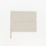 "Guest Book, Linen" - Guest Books in natural by bloom Daily Planners