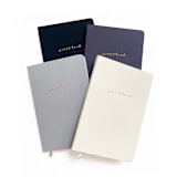 "Linen Wedding Guestbook | Gold Foil on Gray Linen" - Guest Books in gray by Jessica Cunningham