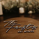 "Custom 24" Wood Wedding Guest Book, Dark Walnut Stain with White Painted Letters" - Guest Books in multicolorassorted-colors by Tiffany Emery
