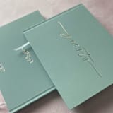 "Sage Green Minimalist Guest Book" - Guest Books in green by Barbara Gregory