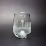 "Knoxville, Tennessee Skyline Stemless Wine Glass" - Drinkware in clear by stephanie miller 1