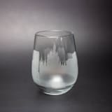 "Orlando, Florida Skyline Stemless Wine Glass" - Drinkware in clear by stephanie miller 1