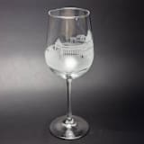 "Rome, Italy Skyline Wine Glass" - Drinkware in clear by stephanie miller 1