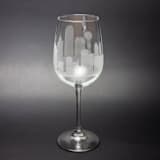 "Dallas, Texas Skyline Wine Glass" - Drinkware in clear by stephanie miller 1