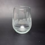 "Sydney, Australia Skyline Stemless Wine Glass" - Drinkware in clear by stephanie miller 1