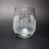 "Sydney, Australia Skyline Stemless Wine Glass" - Drinkware in clear by stephanie miller 1