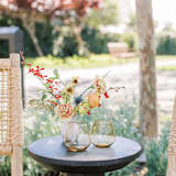 "SET OF 4 - SIREN STEMWARE // SHORT STEMLESS IN ORO" - Drinkware in yellow by borrowed BLU