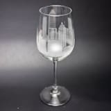 "Atlanta, Georgia Skyline Wine Glass" - Drinkware in clear by stephanie miller 1
