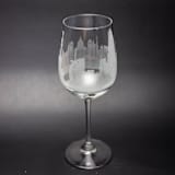 "Barcelona, Spain Skyline Wine Glass" - Drinkware in clear by stephanie miller 1
