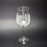 "Seattle, Washington Skyline Wine Glass" - Drinkware in clear by stephanie miller 1