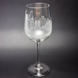 "Seattle, Washington Skyline Wine Glass" - Drinkware in clear by stephanie miller 1