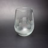 "Atlanta, Georgia Skyline Stemless Wine Glass" - Drinkware in clear by stephanie miller 1