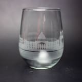 "Washington, D.C. Skyline Stemless Wine Glass" - Drinkware in clear by stephanie miller 1