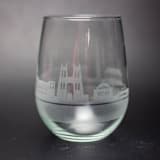 "Washington, D.C. Skyline Stemless Wine Glass" - Drinkware in clear by stephanie miller 1