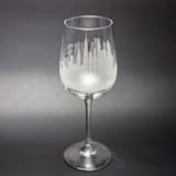 "New York City, New York Skyline Wine Glass" - Drinkware in clear by stephanie miller 1