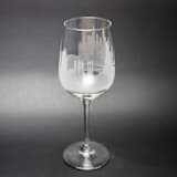 "New York City, New York Skyline Wine Glass" - Drinkware in clear by stephanie miller 1