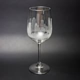 "Houston, Texas Skyline Wine Glass" - Drinkware in clear by stephanie miller 1
