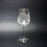 "Pittsburgh, Pennsylvania Skyline Wine Glass" - Drinkware in clear by stephanie miller 1