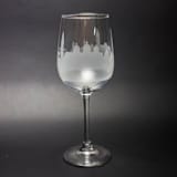 "Venice, Italy Skyline Wine Glass" - Drinkware in clear by stephanie miller 1