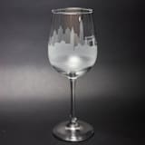 "Venice, Italy Skyline Wine Glass" - Drinkware in clear by stephanie miller 1